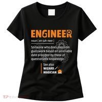 Engineer Definition Description Hilarious Engineering Gift Women's T-Shirt thumb 0