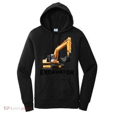 Excavator Design Women's Hoodie