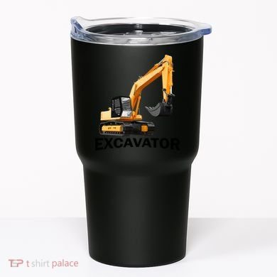 Excavator Design Tumbler