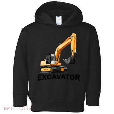 Excavator Design Toddler Hoodie
