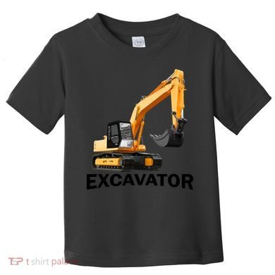 Excavator Design Toddler T-Shirt