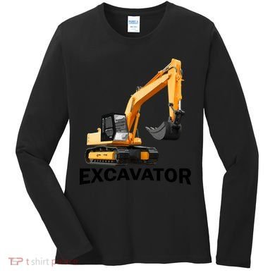 Excavator Design Women's Long Sleeve Shirt