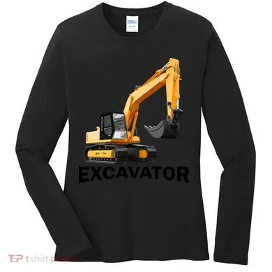Excavator Design Women's Long Sleeve Shirt