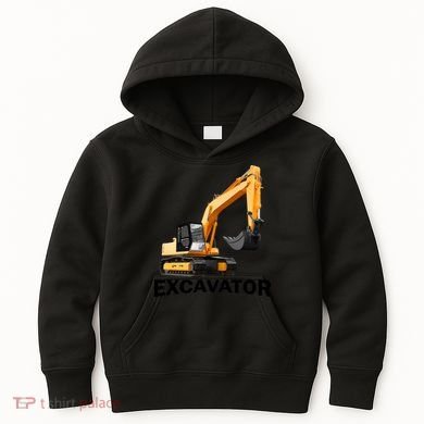 Excavator Design Kids Hoodie