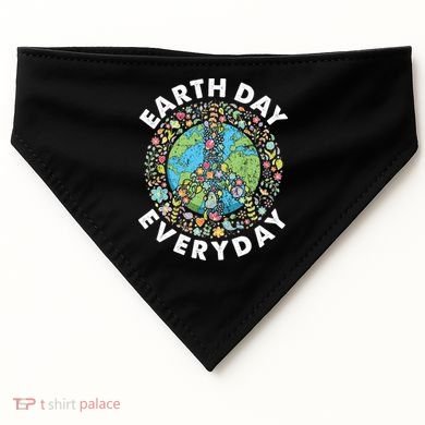 Earth Day Everyday Earth Day Climate Change & Earth Day USA-Made Doggie Bandana