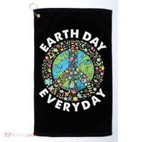 Earth Day Everyday Earth Day Climate Change & Earth Day Golf Towel thumb 0