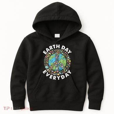 Earth Day Everyday Earth Day Climate Change & Earth Day Kids Hoodie