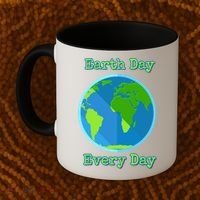 Earth Day Every Day Cute Gift Coffee Mug thumb 2