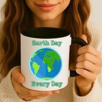 Earth Day Every Day Cute Gift Coffee Mug thumb 3