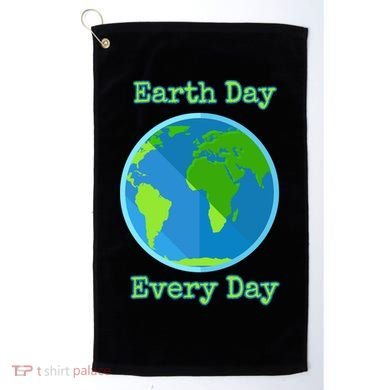 Earth Day Every Day Cute Gift Golf Towel