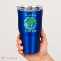 Earth Day Every Day Cute Gift Tumbler thumb 2