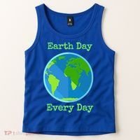 Earth Day Every Day Cute Gift Tank Top thumb 2