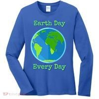 Earth Day Every Day Cute Gift Women's Long Sleeve Shirt thumb 0