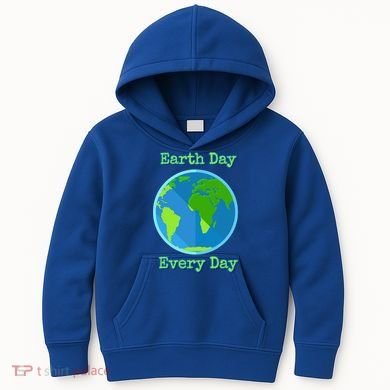 Earth Day Every Day Cute Gift Kids Hoodie