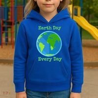 Earth Day Every Day Cute Gift Kids Hoodie thumb 3