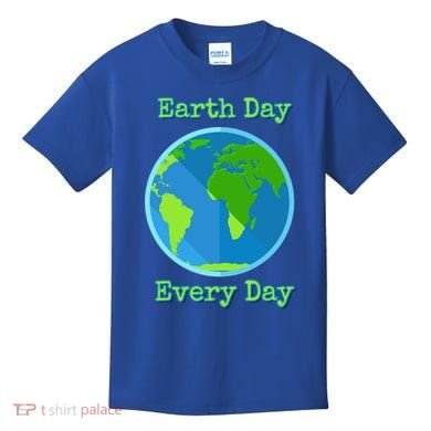 Earth Day Every Day Cute Gift Kids T-Shirt