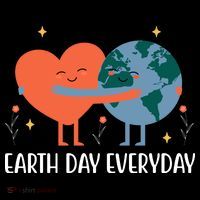 Earth Day Everyday Cute Heart Coaster thumb 2