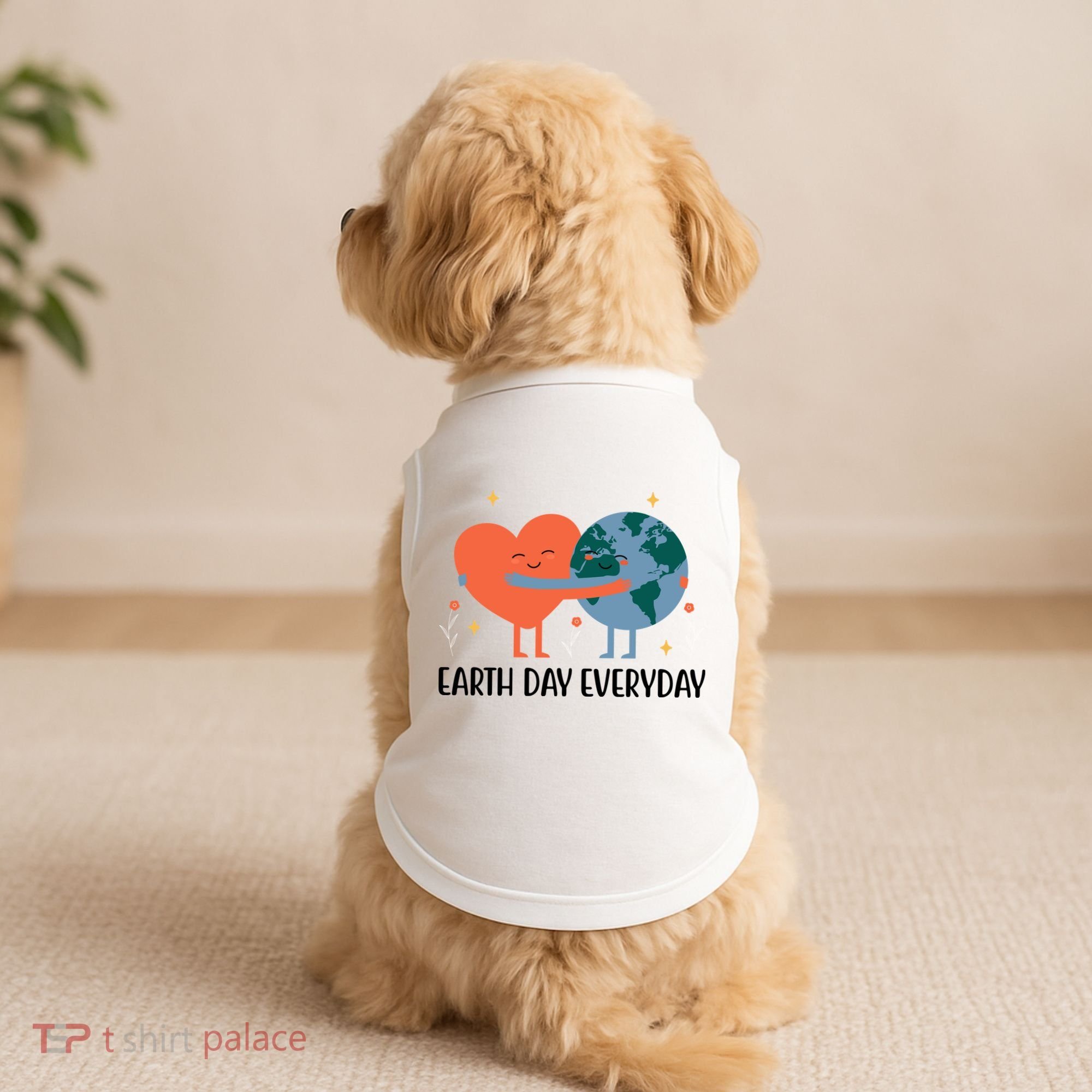 Earth Day Everyday Cute Heart Doggie Tank