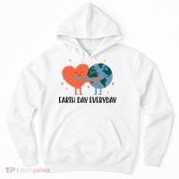 Earth Day Everyday Cute Heart Hoodie thumb 0