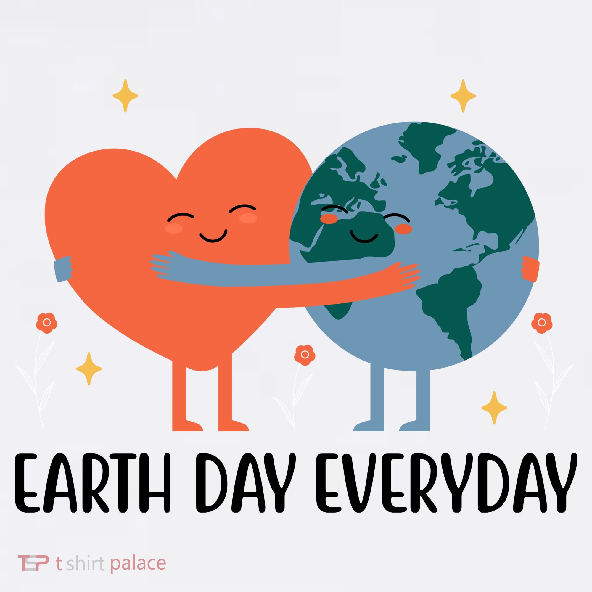Earth Day Everyday Cute Heart Coffee Mug