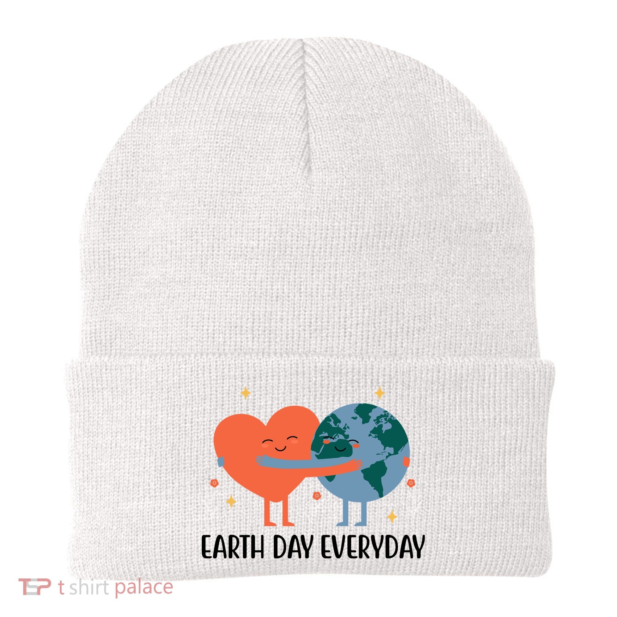 Earth Day Everyday Cute Heart Beanie
