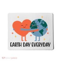 Earth Day Everyday Cute Heart Mousepad thumb 0