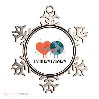Earth Day Everyday Cute Heart Ornament