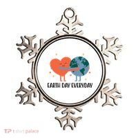 Earth Day Everyday Cute Heart Ornament thumb 0