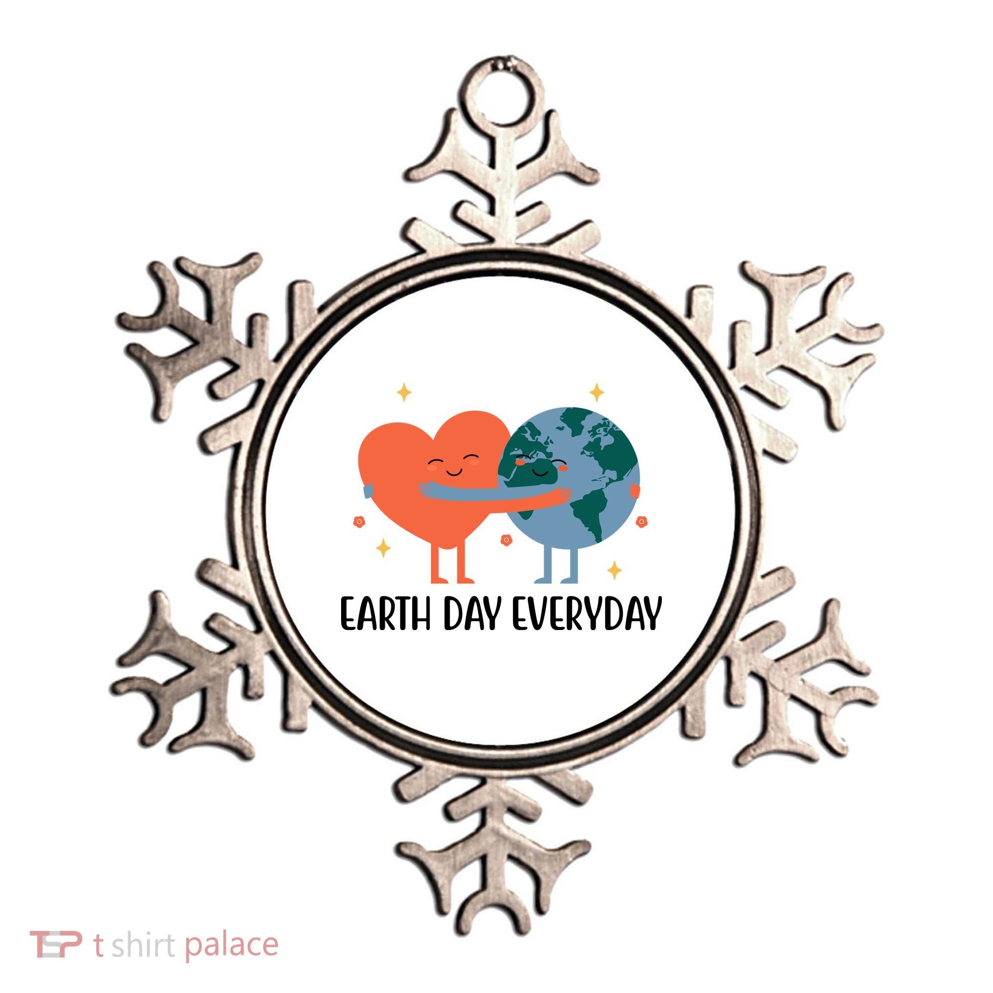 Earth Day Everyday Cute Heart Ornament