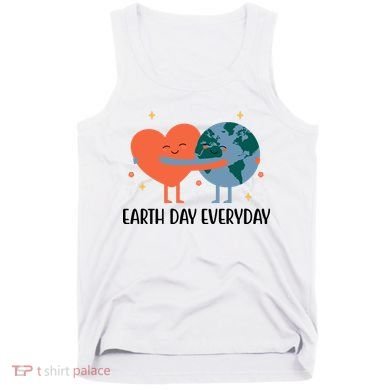 Earth Day Everyday Cute Heart Tank Top