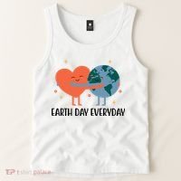 Earth Day Everyday Cute Heart Tank Top thumb 2