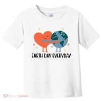 Earth Day Everyday Cute Heart Toddler T-Shirt thumb 0