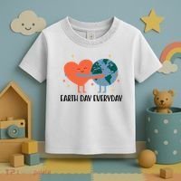 Earth Day Everyday Cute Heart Toddler T-Shirt thumb 3