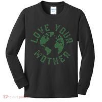 Earth Day Every Day Love Your Mother Planet Environmentalist Kids Long Sleeve Shirt thumb 0