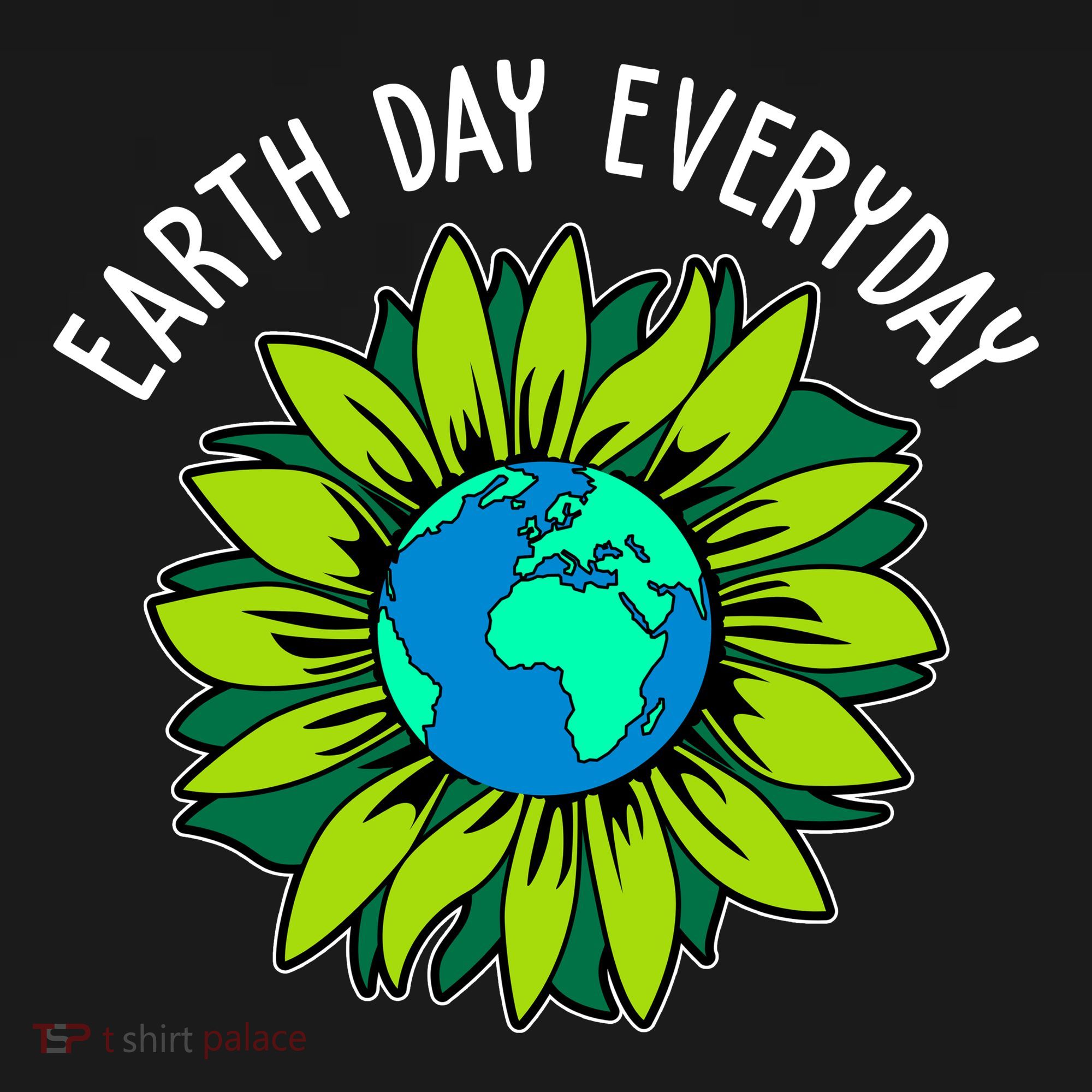 Earth Day Everyday Flower Globe Backpack