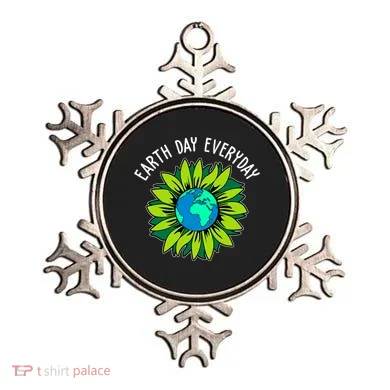 Earth Day Everyday Flower Globe Ornament