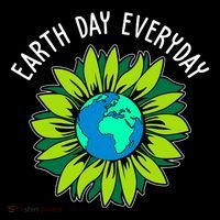 Earth Day Everyday Flower Globe Ornament thumb 1