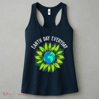 Earth Day Everyday Flower Globe Women's Tank Top thumb 3