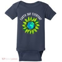 Earth Day Everyday Flower Globe Baby Bodysuit thumb 0