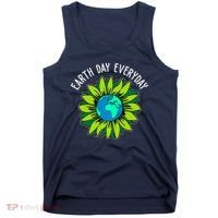Earth Day Everyday Flower Globe Tank Top thumb 0