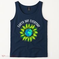 Earth Day Everyday Flower Globe Tank Top thumb 2