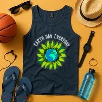 Earth Day Everyday Flower Globe Tank Top thumb 4