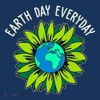 Earth Day Everyday Flower Globe Women's T-Shirt thumb 6