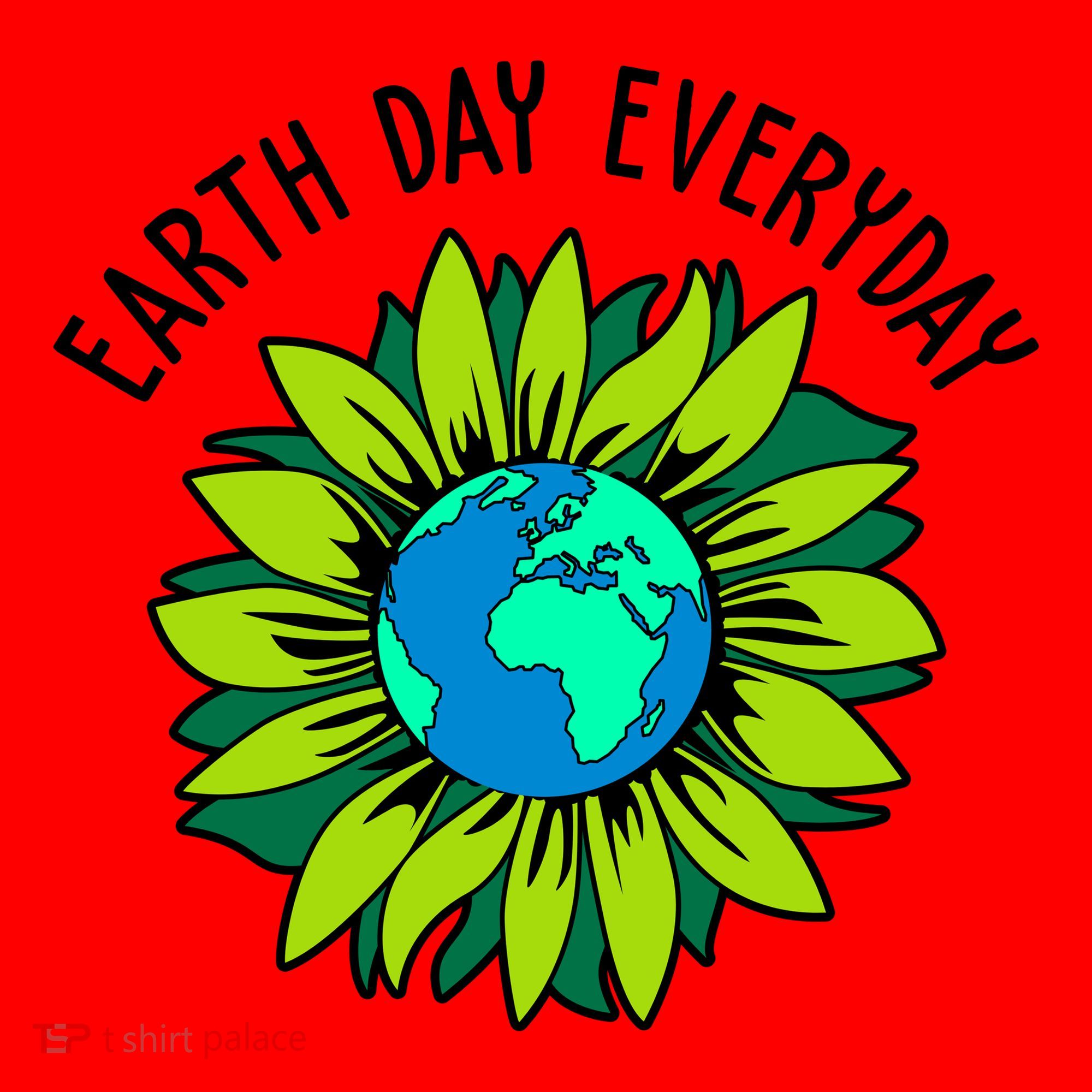 Earth Day Everyday Flower Globe Santa Hat