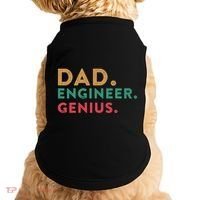 Engineering Dad Engineer Dads Dad Engineer Genius Gift Doggie Tank thumb 0