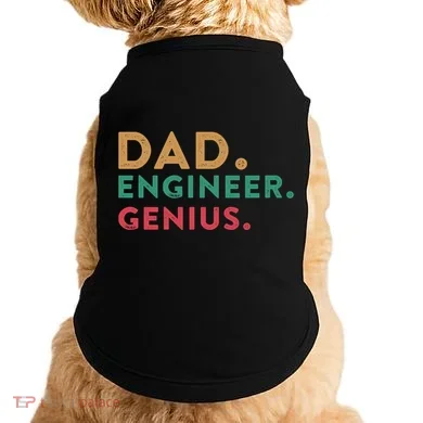 Engineering Dad Engineer Dads Dad Engineer Genius Gift Doggie Tank