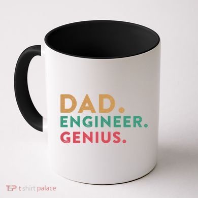 Engineering Dad Engineer Dads Dad Engineer Genius Gift Coffee Mug