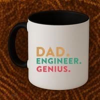 Engineering Dad Engineer Dads Dad Engineer Genius Gift Coffee Mug thumb 2