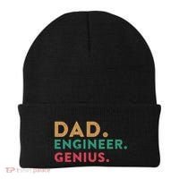 Engineering Dad Engineer Dads Dad Engineer Genius Gift Beanie thumb 0