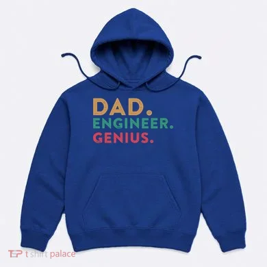 Engineering Dad Engineer Dads Dad Engineer Genius Gift Hoodie